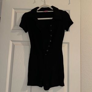 Edikted black romper/playsuit